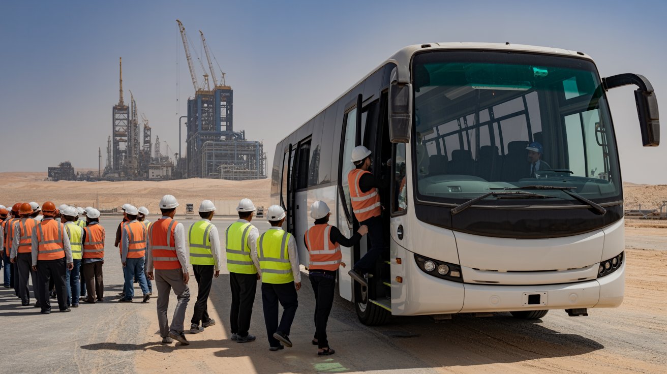 Staff Transport Bus